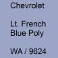 Preview: Chevrolet, Lt. French Blue Poly, WA / 9624.